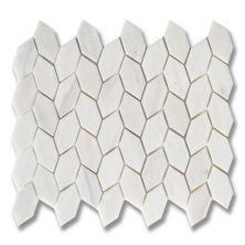 Stone Mosaics Akdo  Ivy White Haze (H&P) White, Gray, Taupe MB1741-IVY000