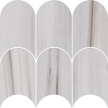 Alustra Florida Tile  Majestic White Lasa FTIALU10PM4x6ARCH