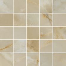 Florida Tile Alustra Opulent Beige Onyx Matte M12 Mosaic FTIALU30M12
