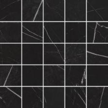 Florida Tile Alustra Regal Black Matte M12 Mosaic FTIALU50M12