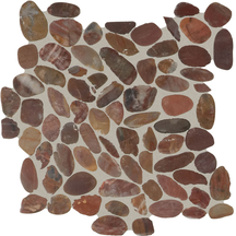 Flordia Tile Pebbles Redwood Flat FTIFP10512X12
