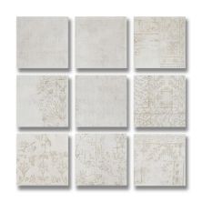 Boutique Akdo  Nomad 24” x 24” Papiro (M) White, Beige PO1966-242400