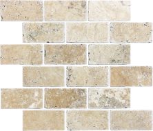 Travertine Florida Tile  Picasso Tumbled FTIP0444A2X4