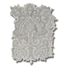 Stone Mosaics Akdo  Sublime Tapestry Carrara (H) w/ Thassos (H) White, Gray MB1130-TAPEH0