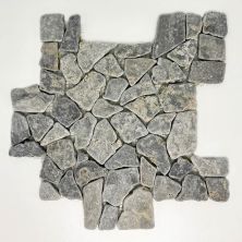 United Tile Island Pebbles Aberdeen Gray IslandPebblesAberdeenGray1010GlossyMosaic
