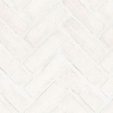 MSI Brickstaks Tile - Herringbone Alpine White Clay Brick
