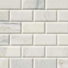 MSI Subway Tile 2x4 Arabescato Carrara