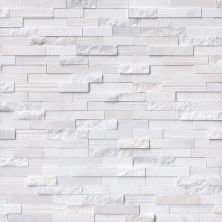 MSI Rockmount Stacked Stone Panels Arctic Storm White Multi Finish