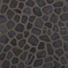MSI Rio Lago Pebble Mosaic 1x6 Stack Pattern Black Matte