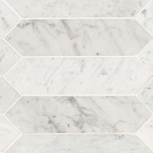 MSI Carrara White Picket Tile Honed