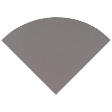 MSI Trim & Accessory Pieces 18" Radius Seat Polished Engineered Gray