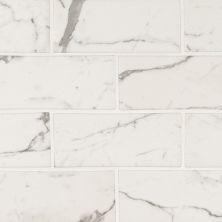 MSI Revaso Recycled Glass Tile 3x6 Statuario Celano