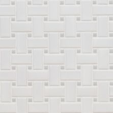 MSI Domino Matte Basketweave Tile White And Gray