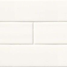 MSI Subway Tile 4x12 White Glossy