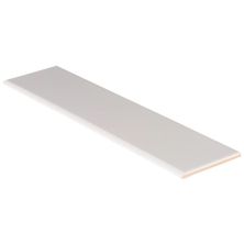 MSI Trim & Accessory Pieces Single Bullnose Tile 4x16 White Glossy