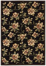 Nourison Cambridge Floral/Botanical Black 9’6″ x 13’0″ CG08BLCK9X12