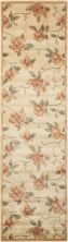 Nourison Cambridge Floral/Botanical Ivory 2’3″ x 8’0″ Runner CG08VRYRUNNER