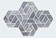 Shaw Floors Ceramic Solutions Chateau Double Hexagon Mosaic Bardiglio Cloud 00555_380TS