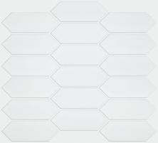 Shaw Floors Ceramic Solutions Grandeur Picket Matte White 00100_424TS