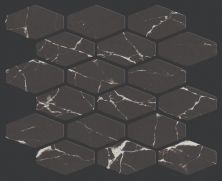 Shaw Floors Ceramic Solutions Dreamscape Elongated Hex Nero Marquina 00900_487TS
