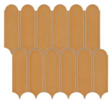 Shaw Floors Ceramic Solutions Inverse Aspect Elongated Fan Golden Earth 00200_519TS