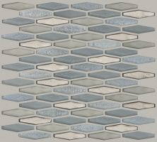 Shaw Floors Ceramic Solutions Molten Stretch Hexagon Glass Pewter 00505_CS54V