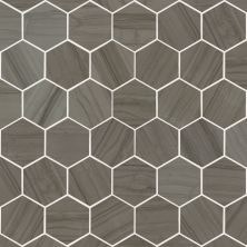 Shaw Floors Ceramic Solutions Chateau Hexagon Mosaic Urban Grey 00570_CS56P