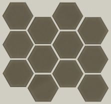 Shaw Floors Home Fn Gold Ceramic Unrivaled 3″ Hex Sage 00350_TG26G