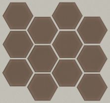 Shaw Floors Home Fn Gold Ceramic Unrivaled 3″ Hex Balanced Taupe 00700_TG26G