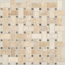 Shaw Floors Home Fn Gold Ceramic Del Ray Basketweave Mosaic Spinnaker 00270_TGL27