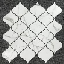 Arabesco Casa Roma ®  Statuario (3×3 Mosaic) Statuario CASAB01