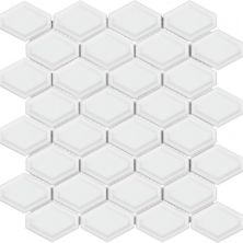 Wall Art Casa Roma ®  White (Convex Diamond Glossy Mosaic) White SAN51050