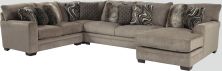 Jackson Luxe Sectional Pewter SOFA 720369000000