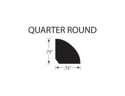 Quarter Round Natural