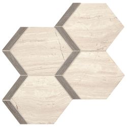 Marazzi Castellina Stone Mosaics Gray And Fawn