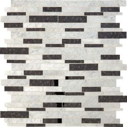 Daltile Lavaliere Carrara White/Black Ant Mirror
