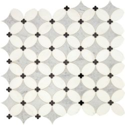 Daltile Lavaliere Carrara/Thassos/Blk Ant Mirror