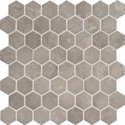 Daltile Vintage Hex Artifact Gray