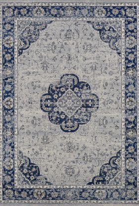 Couristan Sultan Treasures Clover Medallion Indigo Collection