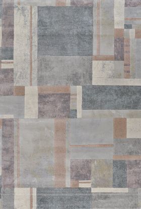 Couristan Easton Gambit Blocks Stone/Multi Collection