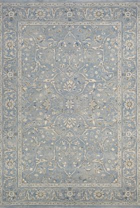 Couristan Sultan Treasures Floral Yazd Slate Blue Collection