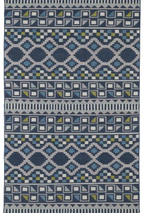 Kaleen Nomad Collection Blue Collection