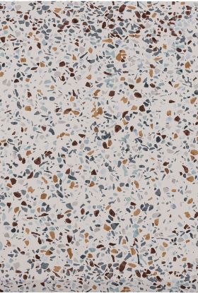 Mohawk Dri-pro Cushion Mat Terrazo Tile Cream 1'6" x 2'6" Collection