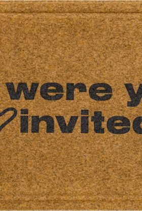 Mohawk Faux Coir Impressions Mat Were You Invited Natural 1'6" x 2'6" Collection