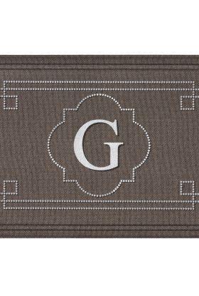 Mohawk Textured Entry Mat Flagstone Monogram G Multi 2'0" x 3'0" Collection