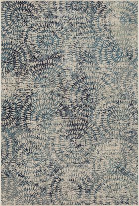 Karastan Rugs Expressions By Scott Living Imprinted Blooms Aqua Collection