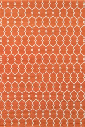 Momeni Baja Baj-2 Trellis Orange Collection