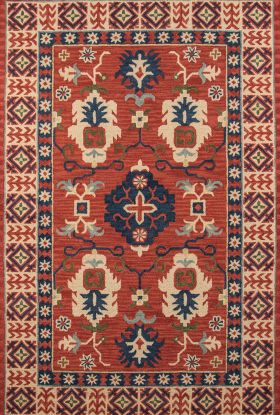 Momeni Tangier Tan-3 Red Collection