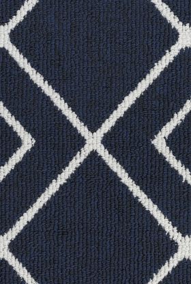 Nourison Home Modern Lines Navy Collection