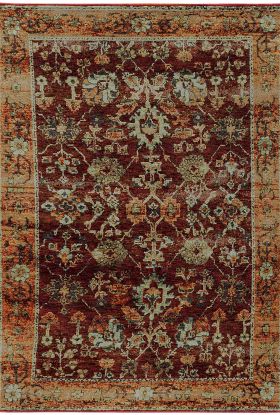 Oriental Weavers Andorra 7154a Red Collection